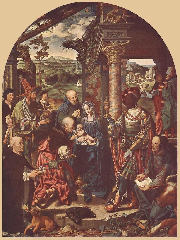 CLEVE, Joos van Adoration of the Magi sdf China oil painting art